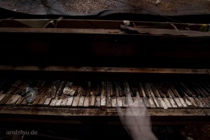Old Piano in an abandoned theater